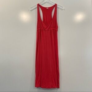 J Crew Red Racerback Tank‎ Knit Sleeveless Dress